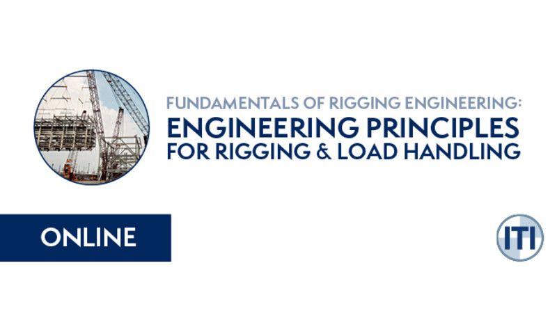 rigging engineering basics – iti bookstore Images... Rigging Engineering Online: ASME-Approved Training Program