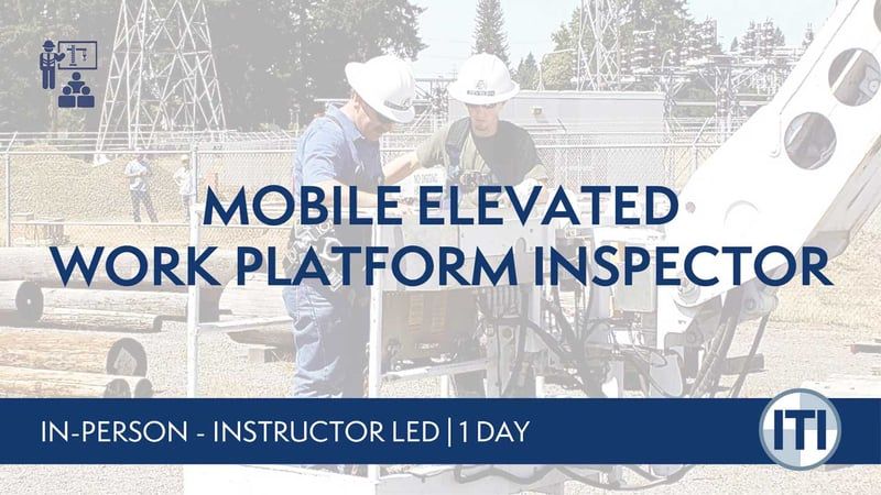 Mobile Elevated Work Platform Inspector