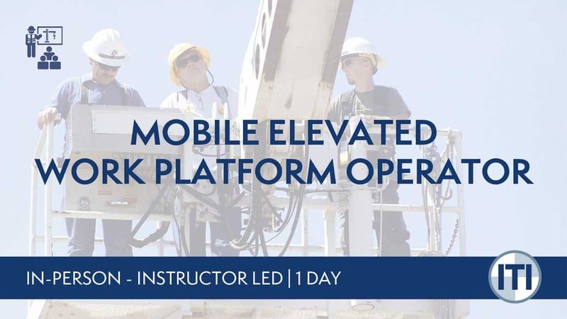 Mobile Elevated Work Platform Operator Training