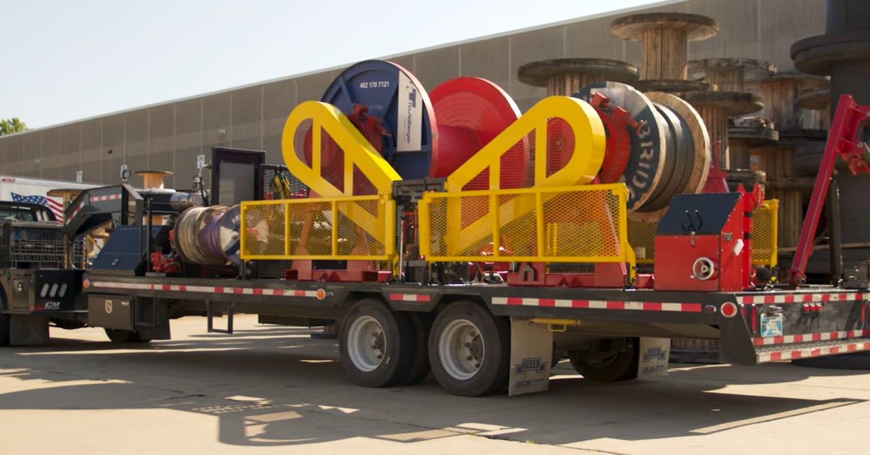 Mazz-Crane Rope Spool Truck