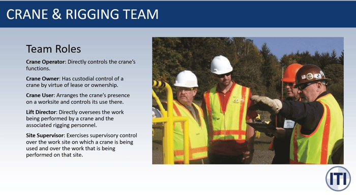 crane rigging team