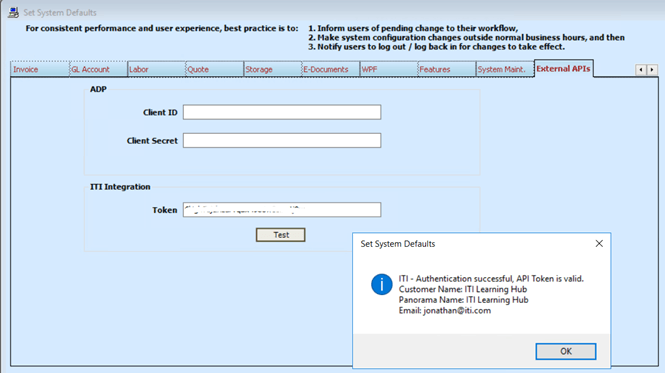 nexgen integration confirmation