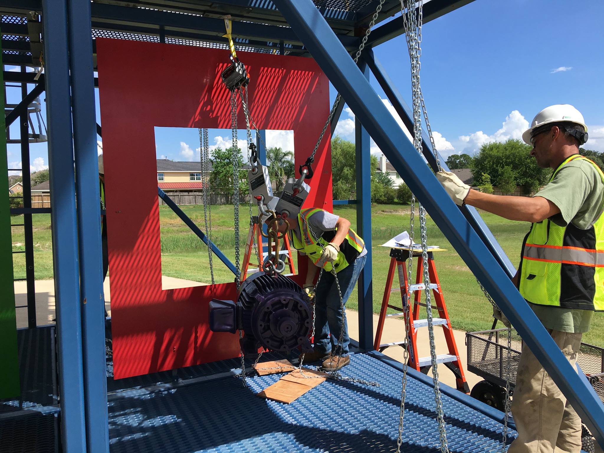Outdoor Hands-on Training - Bull Rigging Structure